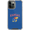 University of Kansas Collegiate Text iPhone 13 Pro Max Clear Case
